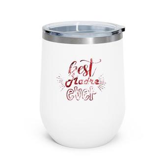 Best Madre Ever Mother's Day Pink Carnation Vesion Wine Tumbler | Mazezy