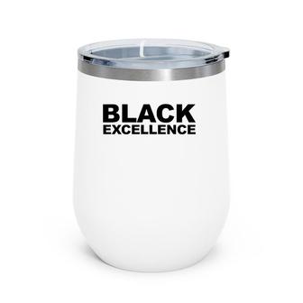 Black Excellence African American History Wine Tumbler | Mazezy AU