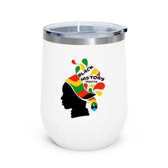 Black History Month Black Human Rights Wine Tumbler | Mazezy