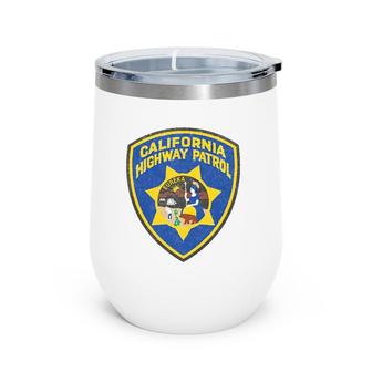 California Highway Patrol Chp Law Enforcement State Police Wine Tumbler | Mazezy
