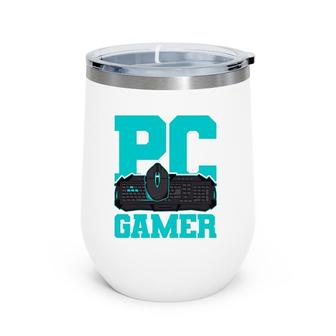 Computer Games Gaming Sport Pc Gamer Gift Video Gaming Wine Tumbler | Mazezy