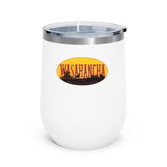 Cool Wasahancha Sunset Edition Long Pine Nebraska Wine Tumbler | Mazezy