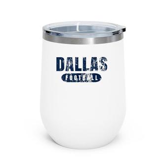 Dallas Football Wine Tumbler | Mazezy
