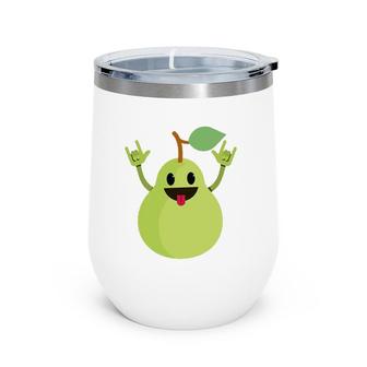 Dancing Pear Funny Dance Fruit Dancer Novelty Tee Wine Tumbler | Mazezy
