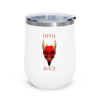 Devil Juice Vector Art Unisex Wine Tumbler | Mazezy