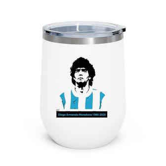 Diego Armando Maradona 1960-2020 Wine Tumbler | Mazezy