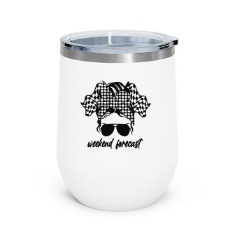 Dirt Track Racing Sprint Car Racing Checkered Flag Wine Tumbler | Mazezy