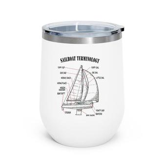 Funny And Completely Wrong Sailboat Terminology Wine Tumbler | Mazezy