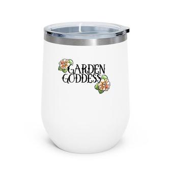 Garden Goddess Proud Gardener Tee S Wine Tumbler | Mazezy