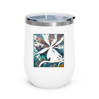 Ghost Orchid Flower Is A Great Gift For Any Lover Of Nature Wine Tumbler | Mazezy