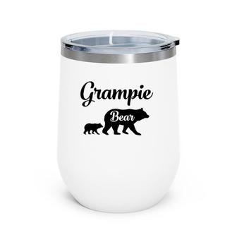 Grampie Bear Gift Grandmother Family Wine Tumbler | Mazezy