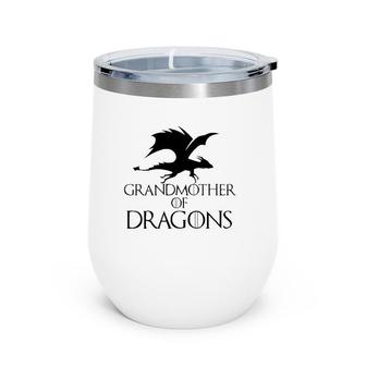 Grandmother Of Dragons Wine Tumbler | Mazezy