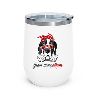 Great Dane Mom Great Dane Lovers-Mothers Day Wine Tumbler | Mazezy