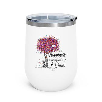 Happiness Is Being An Omacute Mother's Day Gifts Wine Tumbler | Mazezy