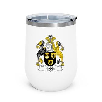 Hobbs Coat Of Arms - Family Crest Wine Tumbler | Mazezy