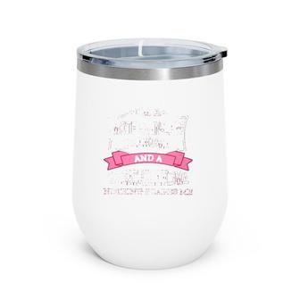 I'm A Mother In Law Grandma And A Great Grandma Nothing Scares Me Wine Tumbler | Mazezy