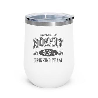 Irish Murphy Drinking Team St Patricks Day Green Men Women Wine Tumbler | Mazezy