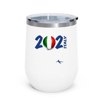 Italy Football Jersey - Italian Jersey Soccer National Team Wine Tumbler | Mazezy