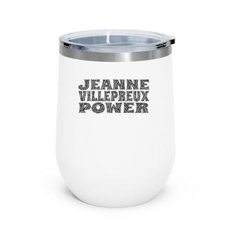 Jeanne Villepreux-Power Art Words Women Scientists Wine Tumbler | Mazezy