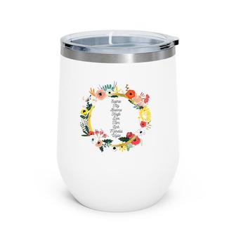 Keeper Of The Lost Cities Characters Flowers Premium Wine Tumbler | Mazezy