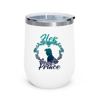 Little Mermaid Eric Her Prince Couples Wine Tumbler | Mazezy