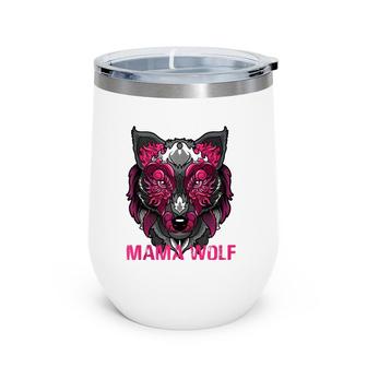 Mama Wolf Pink Mother's Day Gift Wine Tumbler | Mazezy CA