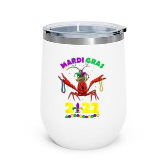 Mardi Gras 2022 Crawfish Kids Girls Boys Men Women Wine Tumbler | Mazezy