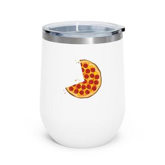 Matching Pizza S Mom Dad With 2 Kids Babies Twins Funny Wine Tumbler | Mazezy UK