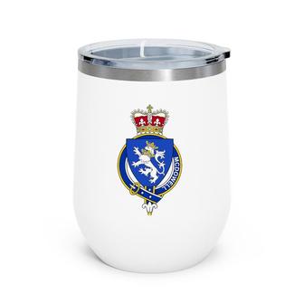 Mcdowell Coat Of Arms - Family Crest Wine Tumbler | Mazezy