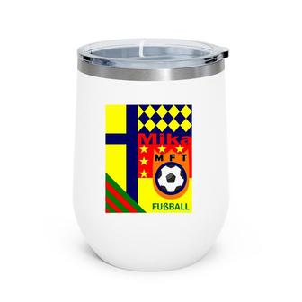 Mika Mft Football Soccer Wine Tumbler | Mazezy