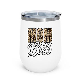 Mom Boss Mother's Day Gift Wine Tumbler | Mazezy