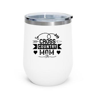 Mom Mother's Day Gift - Cross Country Mom Wine Tumbler | Mazezy