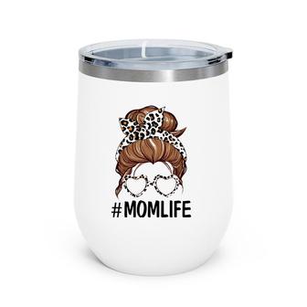 Momlife Kidlife Mama And Mini Mommy And Me Matching Outfit Wine Tumbler | Mazezy