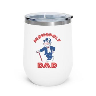Monopoly Dad Father's Day Gift Wine Tumbler | Mazezy CA
