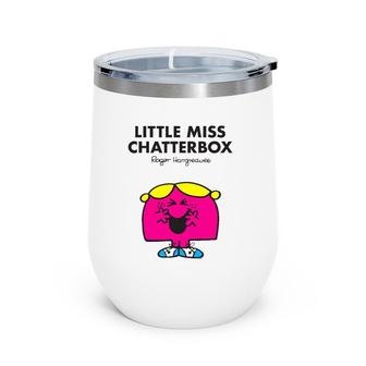 Mr Men Little Miss Chatterbox Wine Tumbler | Mazezy UK