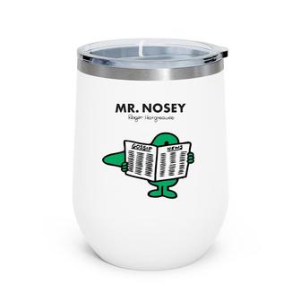 Mr Men Mr Nosey Roger Hargreawes Wine Tumbler | Mazezy
