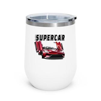 Nice Exotic Supercar Tee Perfect For Sports Car Enthusiasts Wine Tumbler | Mazezy