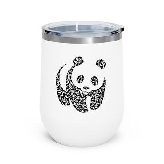 Panda Bear World Wildlife All Animal Protection Gift Raglan Baseball Tee Wine Tumbler | Mazezy