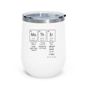 Periodic Table Of Elements Mother For Mother's Day Wine Tumbler | Mazezy