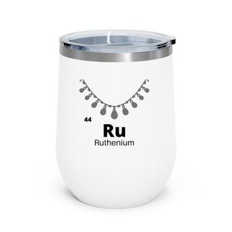Periodic Table Of Elements Ruthenium Ruth Science Wine Tumbler | Mazezy