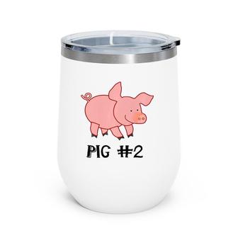 Pig 2 Halloween Costume Tee S Wine Tumbler | Mazezy