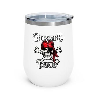 Pirate Paul Pirate Halloween Costume Wine Tumbler | Mazezy