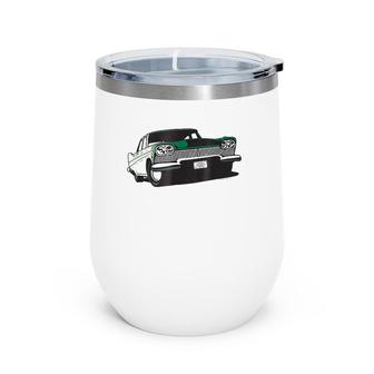 Retro Car Graphic Vintage Wine Tumbler | Mazezy