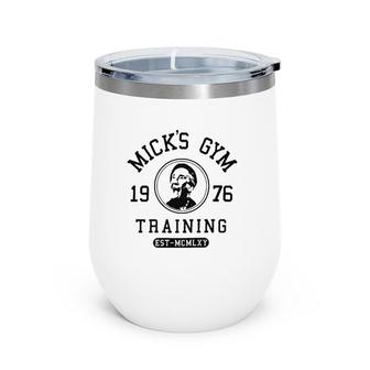 Rocky Mgm Movie Training Mick's Gym Wine Tumbler | Mazezy