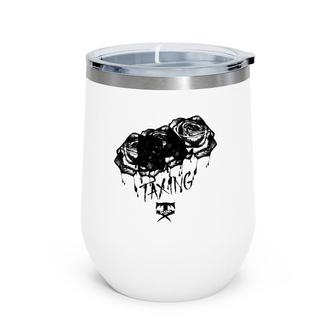 Rose Taxing Gift Wine Tumbler | Mazezy
