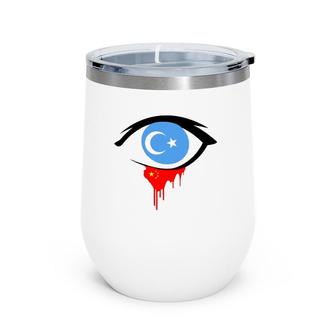 Save Uyghur Support Uyghur Wine Tumbler | Mazezy
