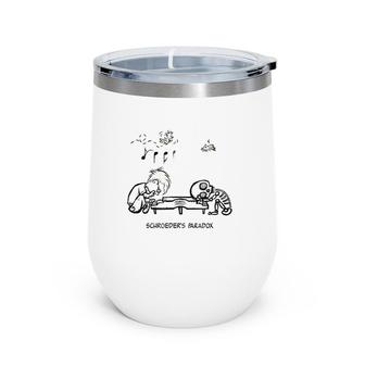 Schroeder's Paradox Piano Playing Wine Tumbler | Mazezy