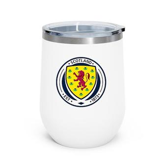 Scotland Soccer Jersey 2020 2021 Scottish Football Team Fan Wine Tumbler | Mazezy