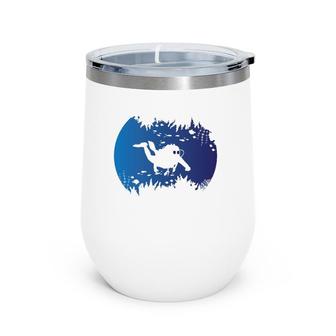 Scuba Diving Ultra Deep Aquatic Sport Birthday Gift Wine Tumbler | Mazezy