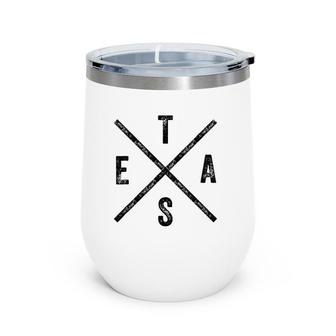 Simple Texas Big X Pride Of Texas Wine Tumbler | Mazezy